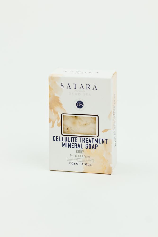 Антицелюлітне мило Satara Dead Sea / Cellulite Treatment Mineral Soap