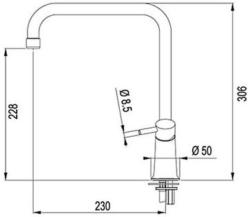 Змішувач кухонний FRANKE GALILEO (115.0289.891) ваніль
