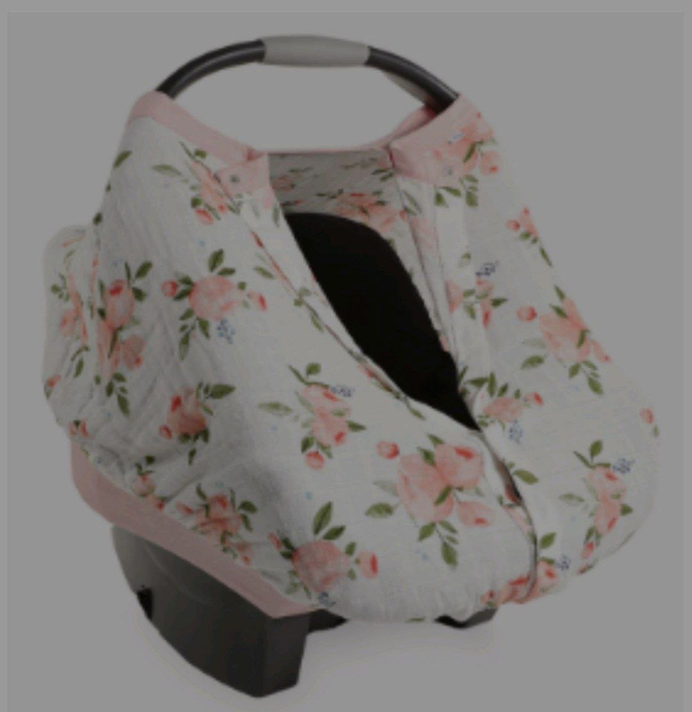 Чехол на коляску цветы