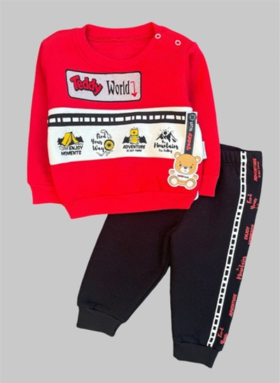 Костюм 2в1: світшот, штани "Teddy World" трьохнитка з начосом TM "Pepelino"