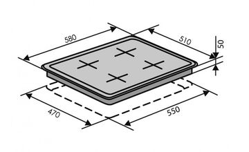 Варильна поверхня газова VENTOLUX HSF640-D2 CEST (IVORY) Слонова кістка
