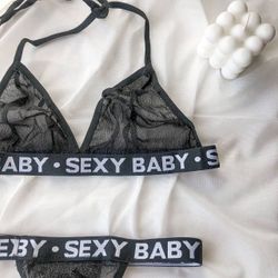 Комплект із написом "Sexy BABY"