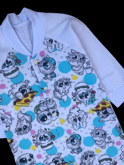 Чоловічок «Принт», футер ТМ "Happy ToT" (74 см)