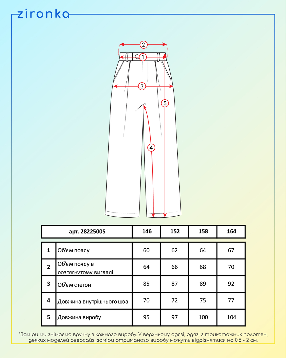 Брюки чорні для дівчинки (арт. 2822500501)