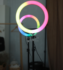 Кольцевая лампа Elexy 33 RGB c функцией работы от повербанка