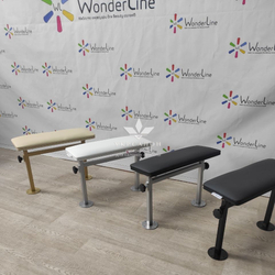 Подставка для педикюра Tertio 7 с регулировкой высоты на silver ножках