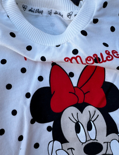 Костюм 2в1: світшот, штани "Мінні", двунитка TM "Mini Clup"