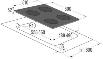 Варильна поверхня електрична GORENJE IT 65 KR