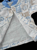 Комплект 3в1: кофта, повзунки, шапочка "Малятко", футер ТМ “Пташка”