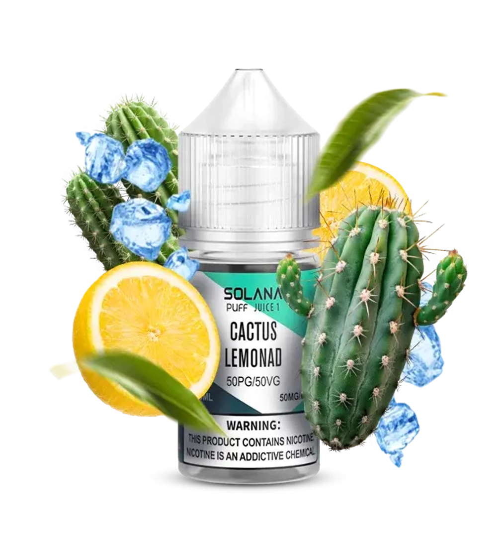 Солевая Жидкость Solana Cactus Lemonad (Солана Кактус Лимонад) 30ml 50mg