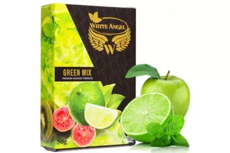 Табак White Angel Green Mix (Зеленый Микс) 50г Срок годности истёк