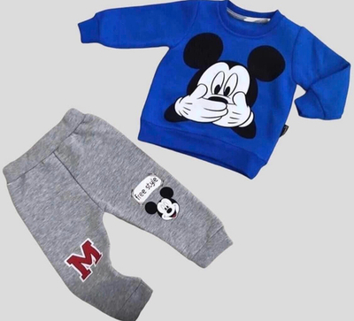 Костюм 2в1: світшот, штани "Міккі", трьохнитка з начосом ТМ "Ram Gocuk" (86-92 см)