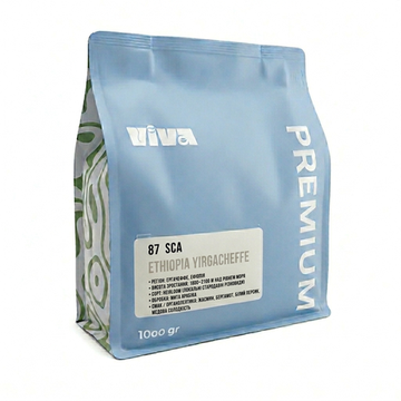 Кава в зернах Viva Ethiopia Yirgacheffe 1000 гр