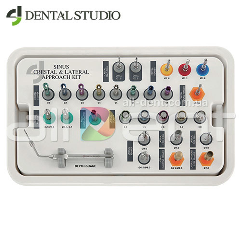 Набор для открытого и закрытого синус-лифтинга Sinus Crestal Kit &amp; Sinus Lateral Kit Dental Studio