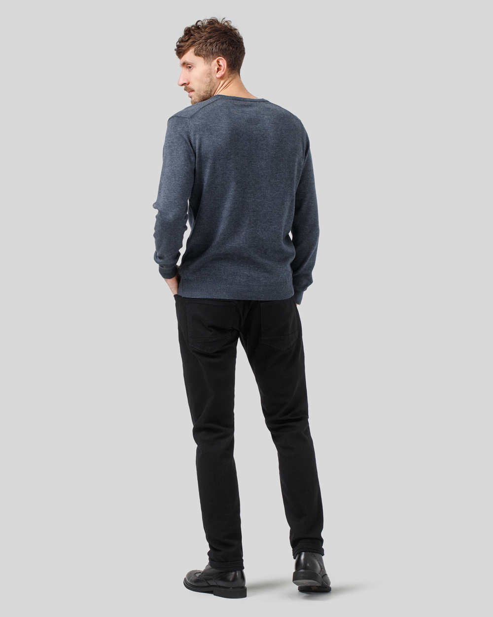 Джемпер чоловічий темно-синій (арт. 7662300503)