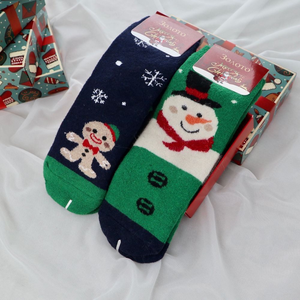 Шкарпетки жіночі "Merry Christmas" в подарунковій упаковці