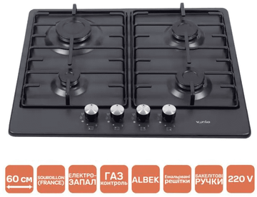 Варильна поверхня газова Ventolux HG640-MA3 S (AN)