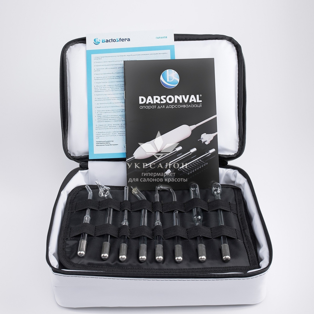 Аппарат Дарсонваль black с сумкой и набором электродов (11 шт)