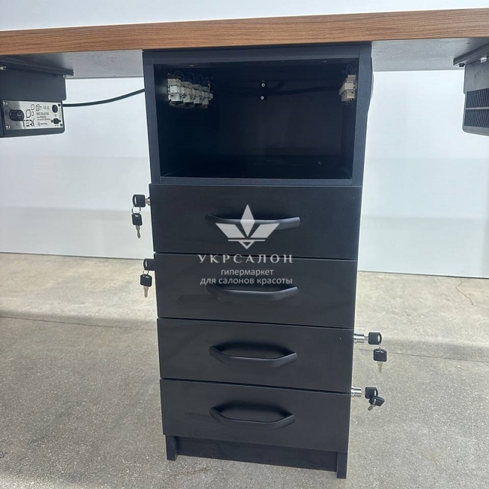 Манікюрний стіл Mark SM-500 black з витяжкою