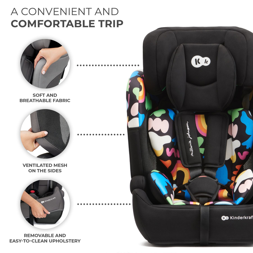 Автокрісло дитяче Kinderkraft Comfort Up i-Size 1/2/3 (9-36 кг)
