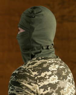 Балаклава кольору хакі чоловіча (арт. 3962200101)