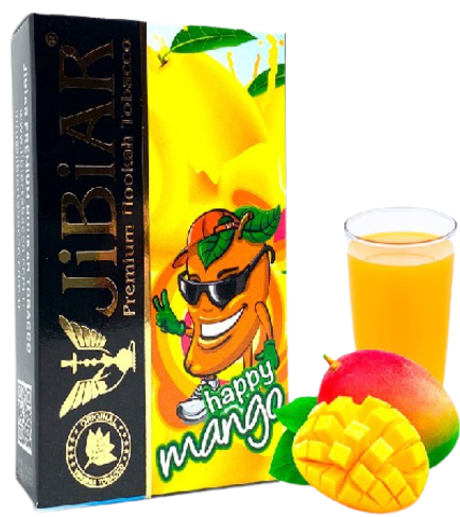 Табак Jibiar Happy Mango (Джибиар Счастливый Манго) 50г