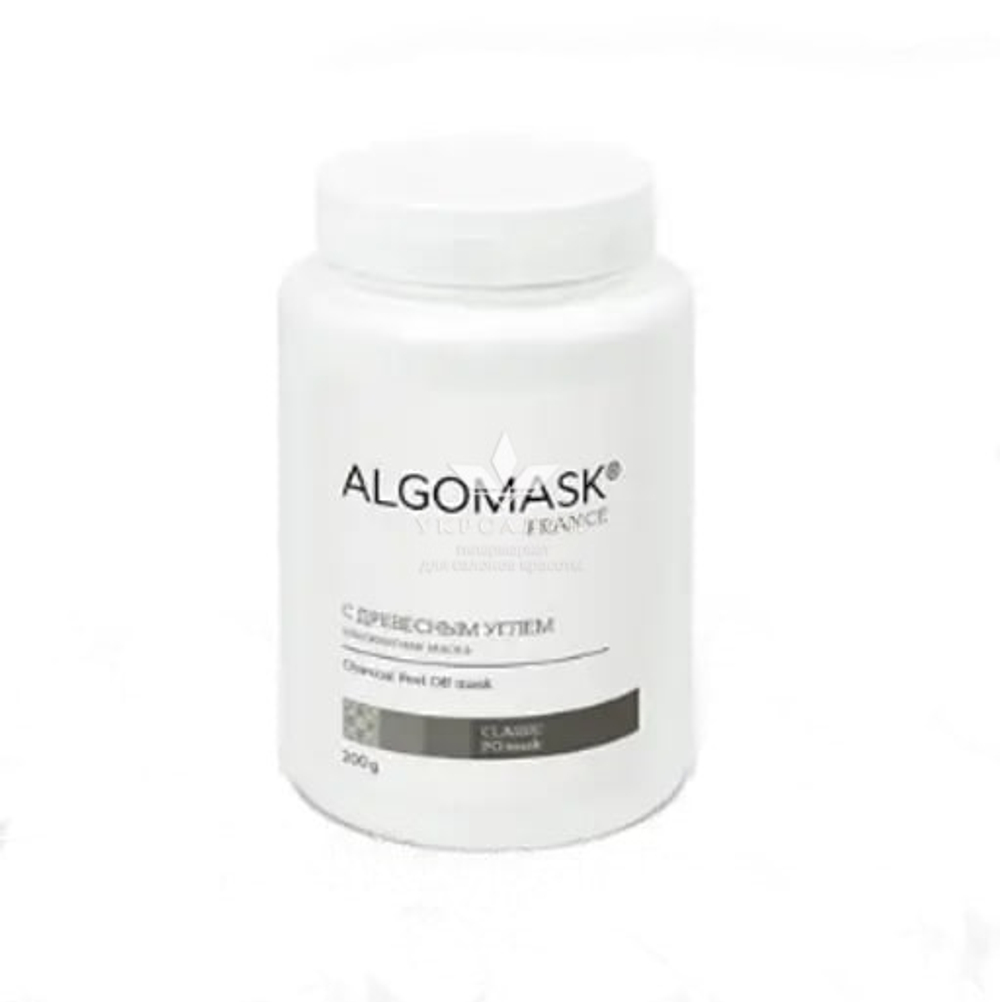 Альгинатная маска с древесным углем Charcoal Peel Off mask, Algomask