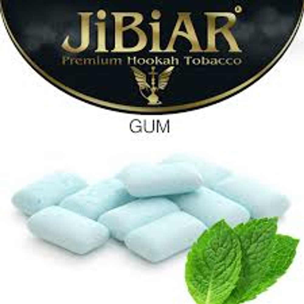 Табак Jibiar Gum Mint (Джибиар Мятная Жвачка) 250г (Изготовлен в 2019)