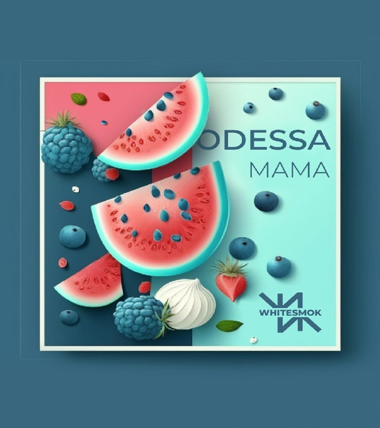 Тютюн White Smok Odessa MAMA (Вайт Смок Одеса Мама | Кавун Лісові ягоди) 50г