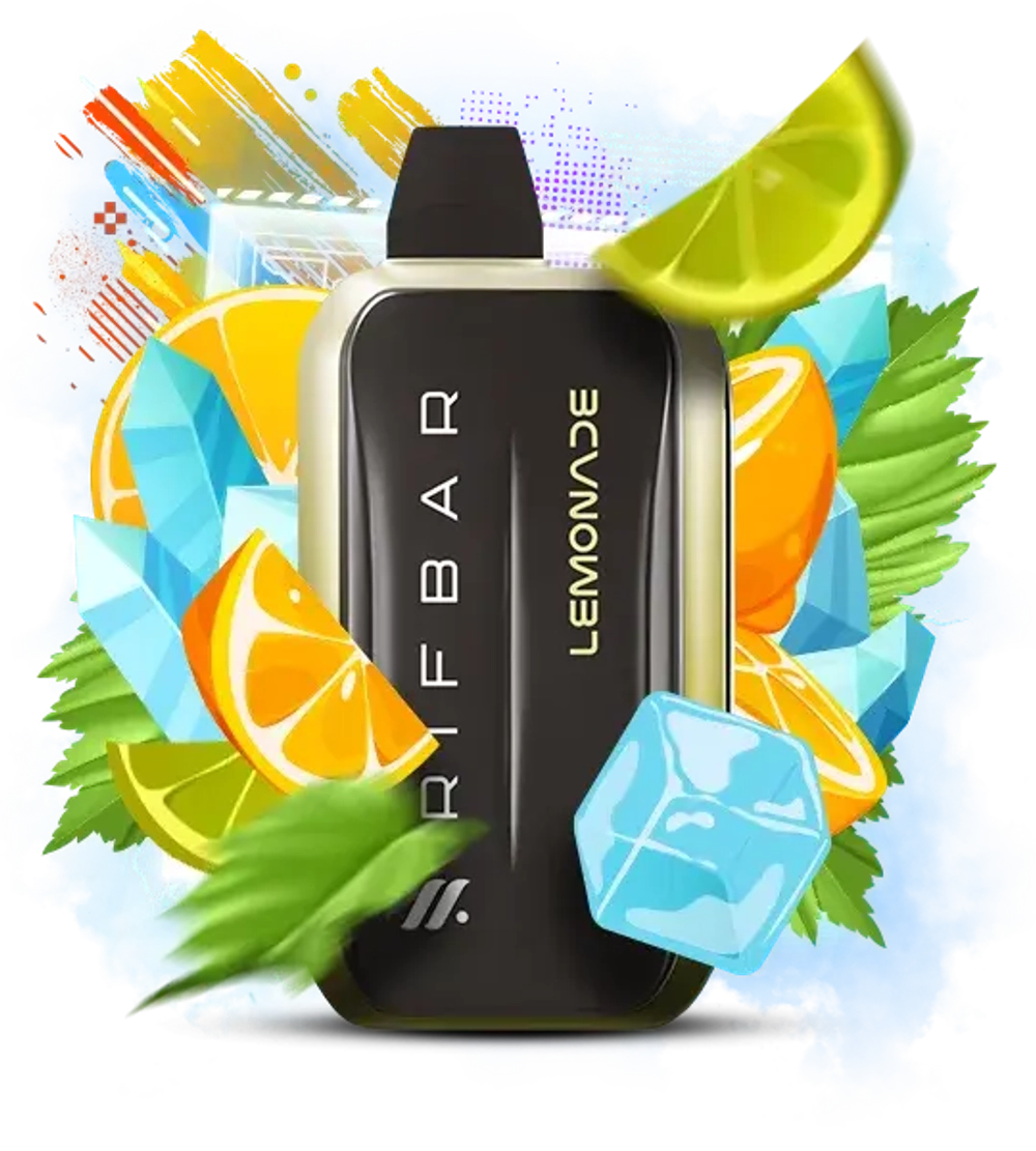 Rif Bar TURBO 25000 - Lemonade (5% nic)