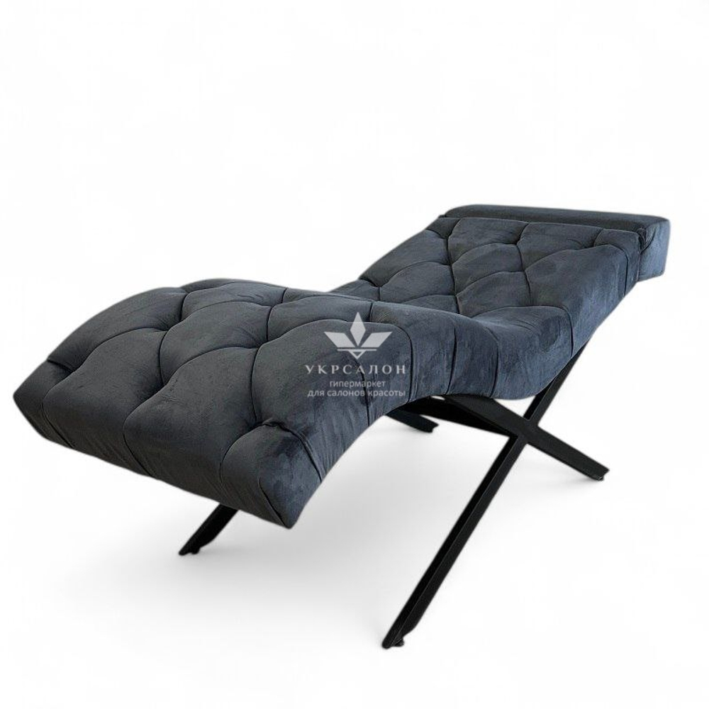 Анатомическая кушетка Mark 555-10 с пуговицами и подголовником для лашмейкеров и бровистов