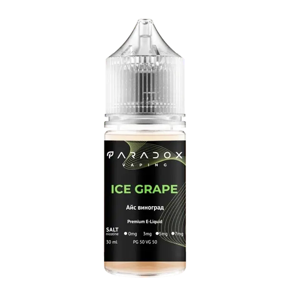 Солевая Жидкость Paradox Ice Grape 30мl
