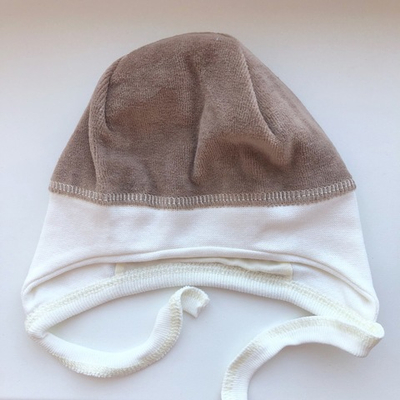 Шапочка, велюр ТМ "Happy ToT"