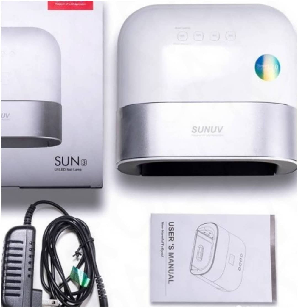 Лампа для манікюру LED + UV Sun 3 нового покоління з кварцовими діодами, 48W