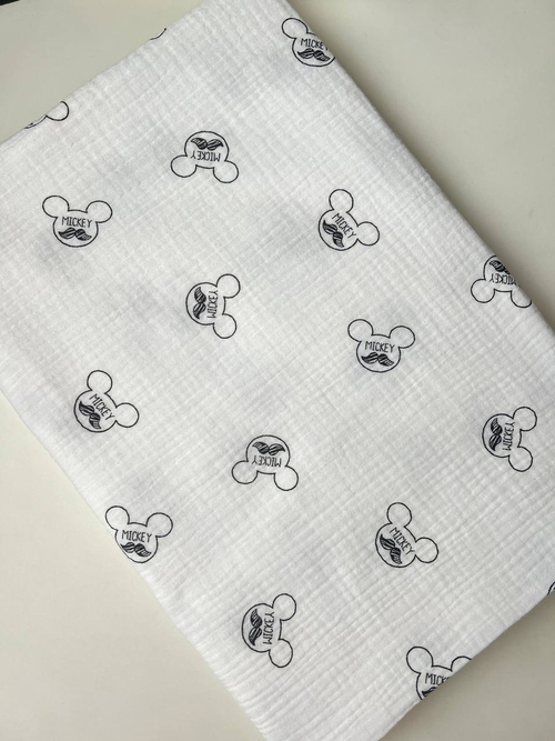 Пеленка муслиновая жатая двухслойная